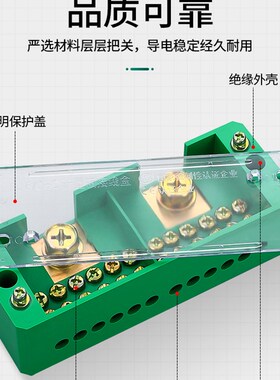 分线盒二进八出连接器电线分线器接线端子家用接线器快速并线器