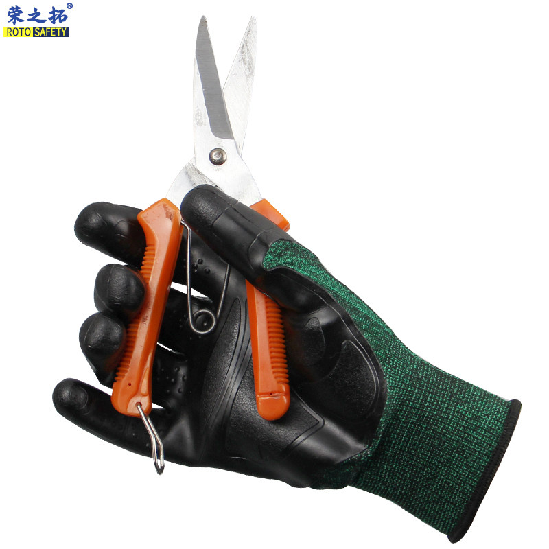 12双德川抓力王手套劳保防护 13针涤纶TPE浸胶超强耐磨防滑手套,淘宝优惠券,粉丝福利购,淘宝优惠卷