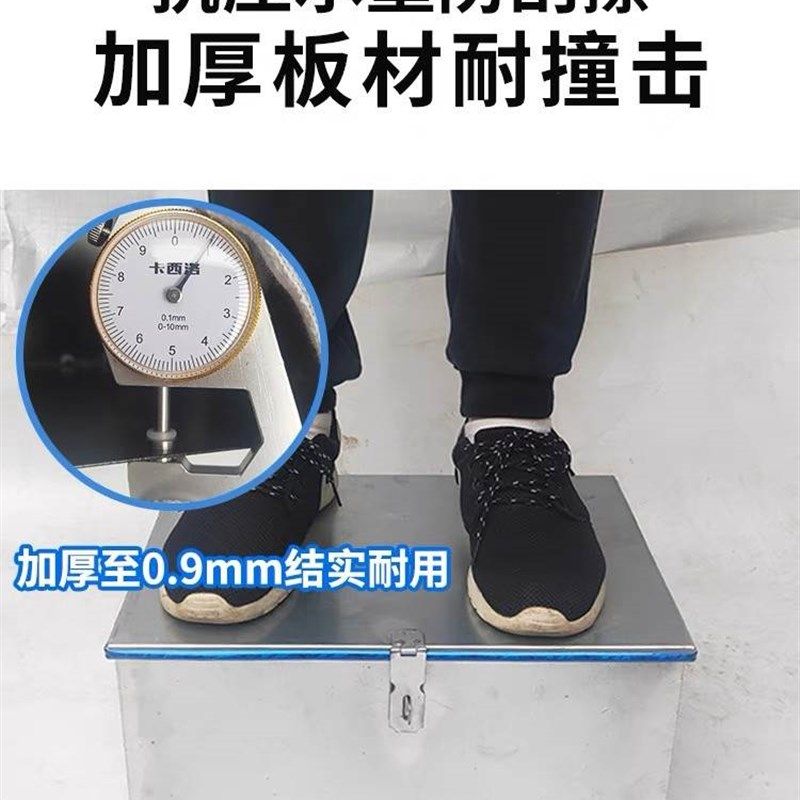 大白铁皮镀锌工具铁箱储物箱不锈钢带锁收纳加厚盒子定做铁盒,淘宝优惠券,粉丝福利购,淘宝优惠卷