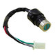 Motorcycle electric door lock ignition switch