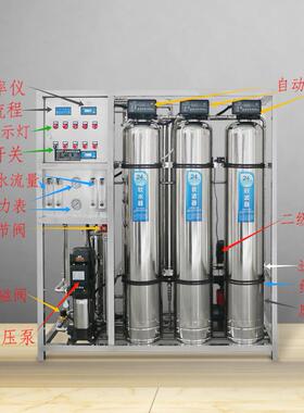 不锈钢反渗透水处理设备工业离子纯水过滤器商用大型净水器直饮水