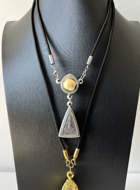 【符管专用佛牌链】钛钢扣链子保色不掉色佛牌挂链T 粗绳挂链男女