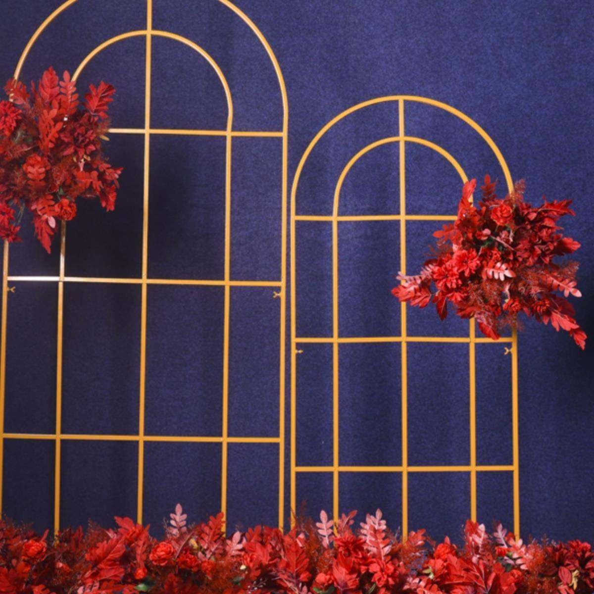 婚庆具田喜事展架花门结婚拱门婚场F97M9JMJ庆铁艺架子婚礼道景布 - 图3