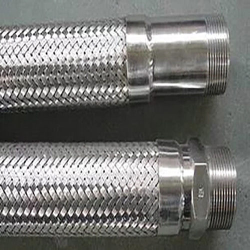 不锈钢金属软管 波纹管 焊接式外丝接头 螺纹式DN40  DN15  DN20 - 图1