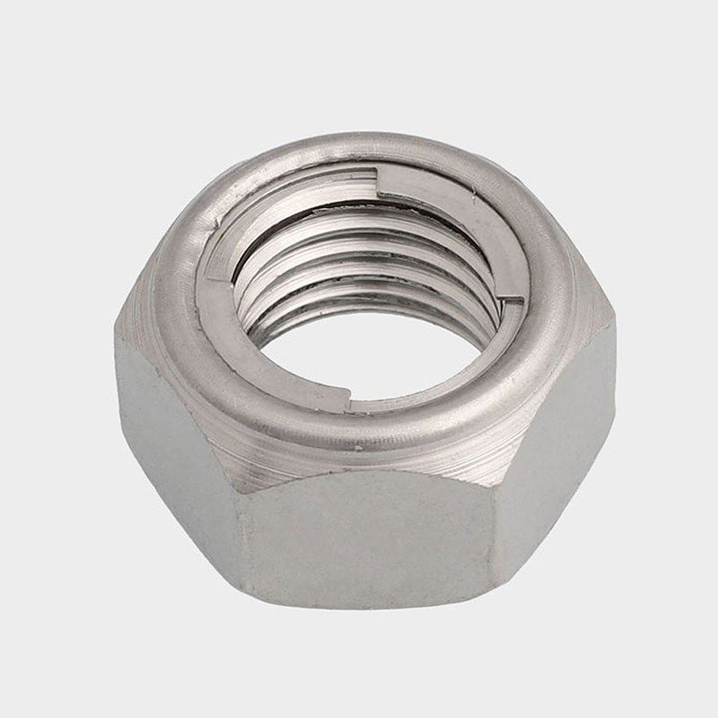 304不锈钢防松螺母金属锁紧螺帽自锁防脱防滑六角螺丝帽M4M5M6m8,淘宝优惠券,粉丝福利购,淘宝优惠卷