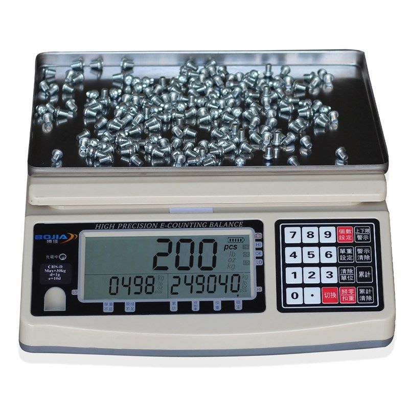 博佳 计数电子秤10kg/0.01g 高精度工业台秤0.1g/3kg/30kg计数称,淘宝优惠券,粉丝福利购,淘宝优惠卷