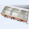Factory direct sales commercial oden cooking machine Jiugongge skewers fragrant snack equipment three-cylinder wooden frame oden cooking machine