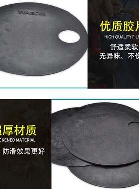 优质黑色抬原片玻璃胶皮简易搬运防割伤手搬抬玻璃专用手套垫片