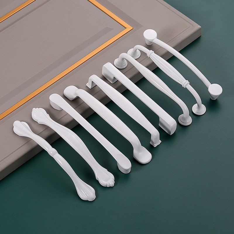 铝合金美式单孔把手明装衣柜整体橱柜柜门实心白色抽屉欧式家俱小,淘宝优惠券,粉丝福利购,淘宝优惠卷