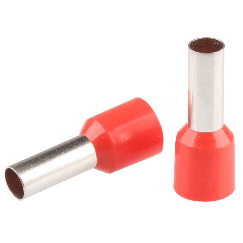 E0508管型预绝缘端子针式接线冷压端子电线接线鼻紫铜端子1000只,淘宝优惠券,粉丝福利购,淘宝优惠卷