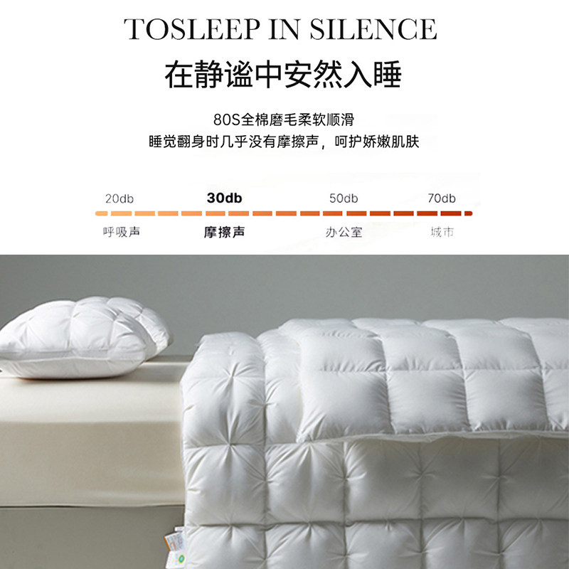 匈牙利进口羽绒被95白鹅绒五星级酒店春秋绒丝被芯冬被子加厚保暖,淘宝优惠券,粉丝福利购,淘宝优惠卷