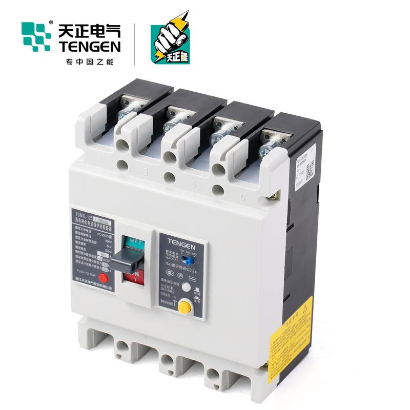 浙江电气漏电保护器TGM1L-125L/3N300A100A125A塑壳断路器 - 图2