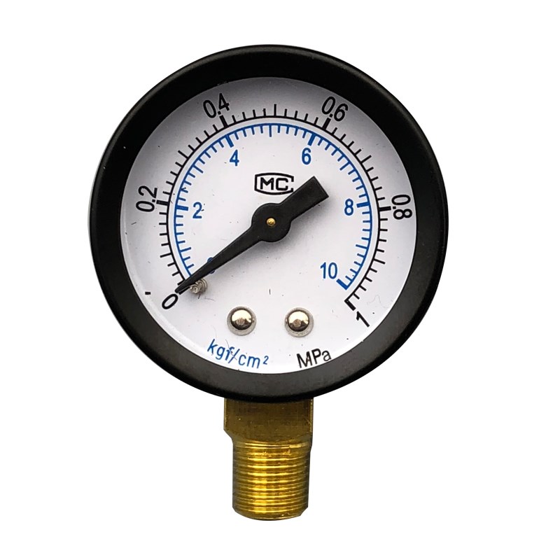Y40径向压力表真空 气压气动表气压水压表1MPA/10KG 真空-1BAR - 图1