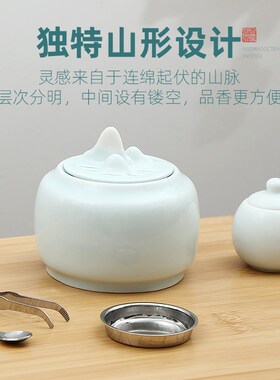 陶瓷电熏炉家用温控加热沉香香丸室内定时调温插电无烟檀香香薰炉