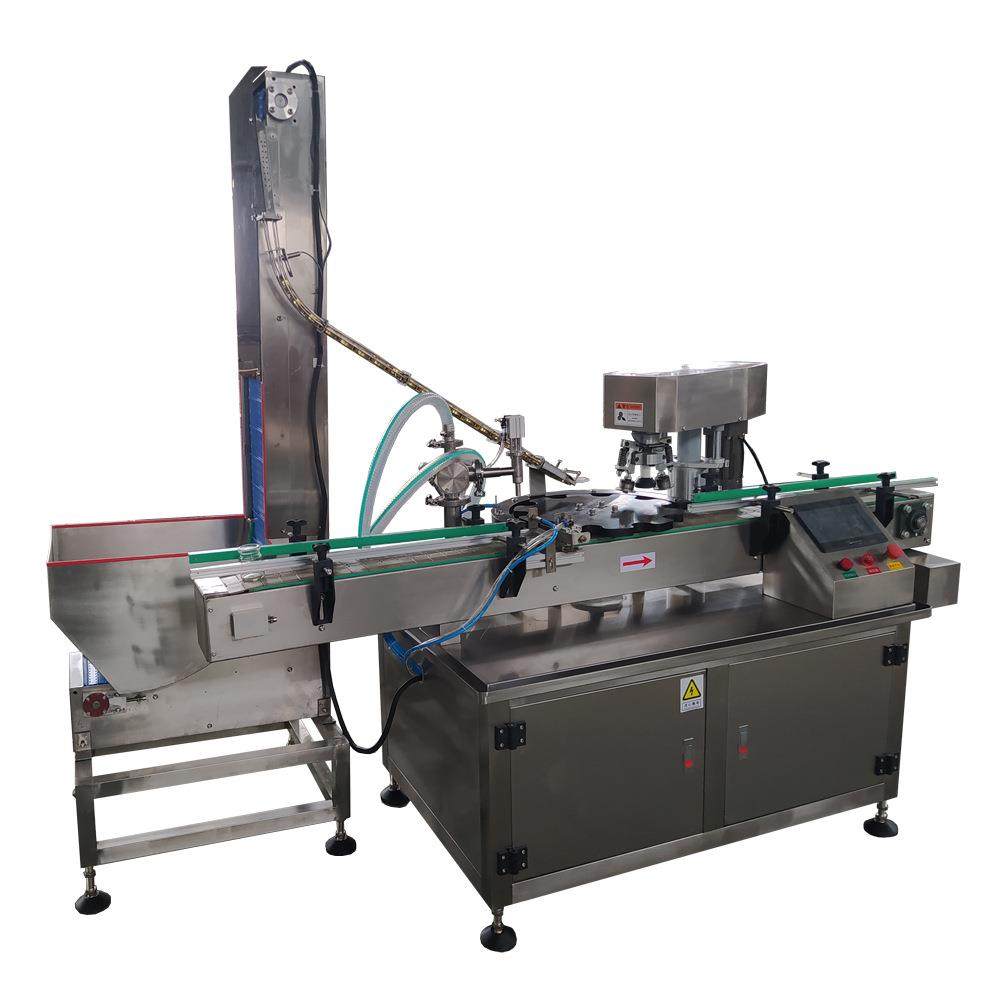 全自动燕窝瓶理瓶、洗瓶、灌装、锁盖机，PLC控制一键启动,淘宝优惠券,粉丝福利购,淘宝优惠卷