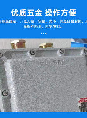 防爆接线箱铝合金BJX端子箱等电位铸铝隔爆型接线盒配电空不锈钢