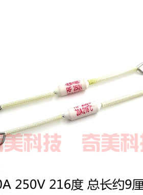 电饭锅煲陶瓷过热熔断器RF温度保险丝管250V 10A 20A 130-240度
