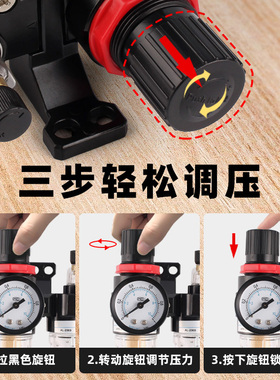 油水分离器气动气源处理AFC2000AFR二联件过滤器调压阀BFR空压机