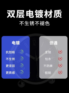 学生闹钟2021新款n起床闹表儿童男生女生用卧室静音床头钟简约台