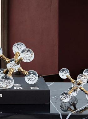 创意轻奢极简摆件样板房r客厅茶几电视柜别墅酒店家居软装饰品乔