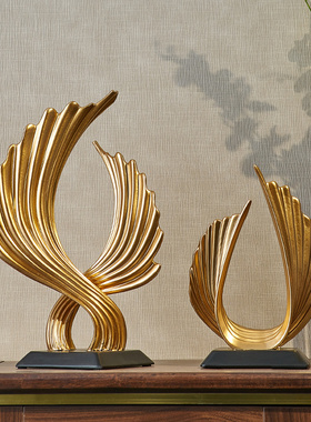 抽象玄关酒柜装饰品o摆件轻奢客厅办公室电视柜高级感家居摆设