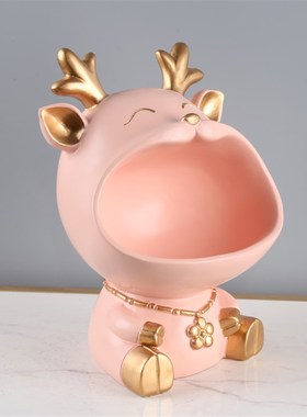 钥匙收纳摆件g家居饰品 简约客厅玄关柜创意乔迁新房装饰礼品