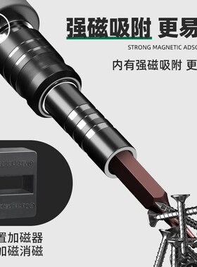 绿林螺丝刀套装梅花螺丝批多功能拆机工具十字一字强磁改锥小起子