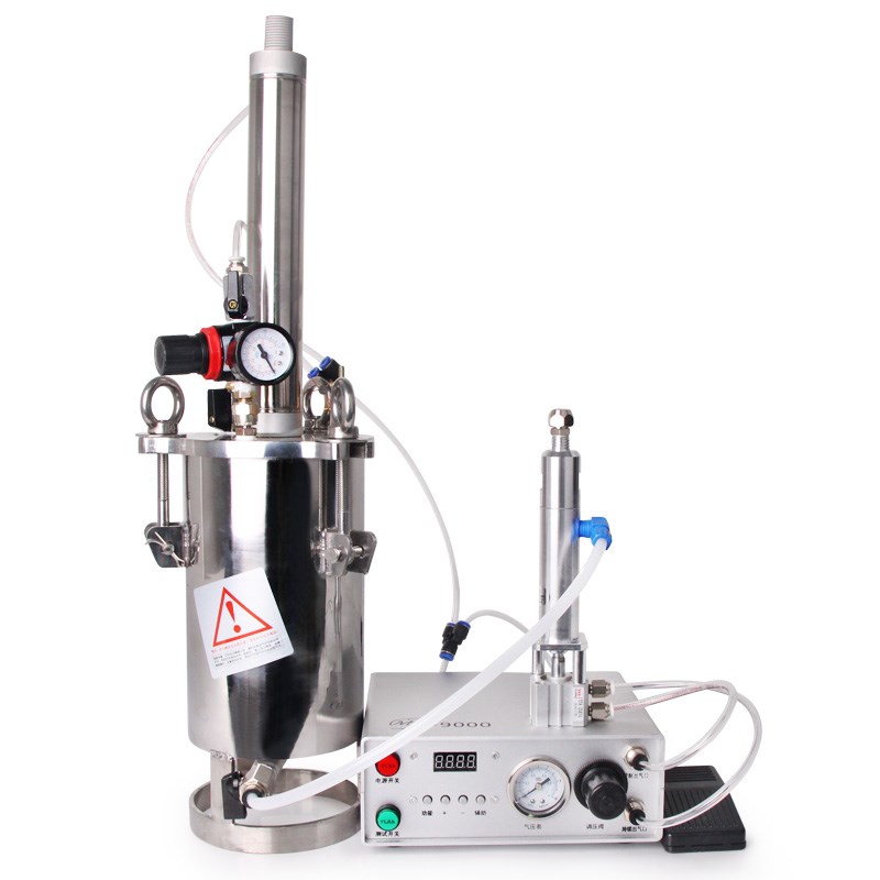 MY500T自动化点胶机硅胶阀打胶机气缸活塞压胶桶中高粘度定量包邮 - 图3