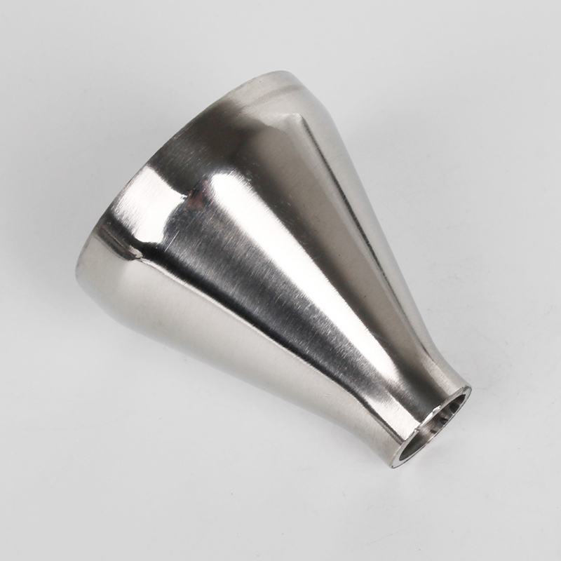 304不锈钢变径接头抛光镜面 卫生级冲压同心异径焊接大小头管件 - 图2