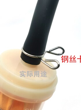 镀锌镀镍钢丝卡箍手捏快装卡扣油管水管固定夹弹性抱箍弹簧卡子