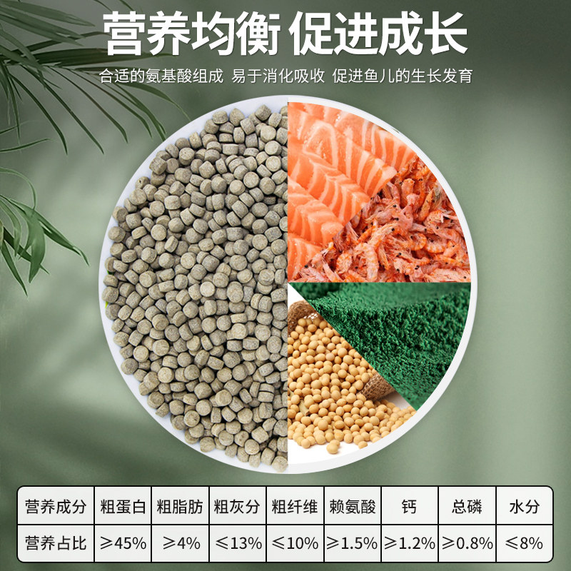 沃韦朗原生鱼饲料蓝吉罗鱼军鱼鳑鲏马口鱼饵料鱼粮缓沉高蛋白鱼食,淘宝优惠券,粉丝福利购,淘宝优惠卷