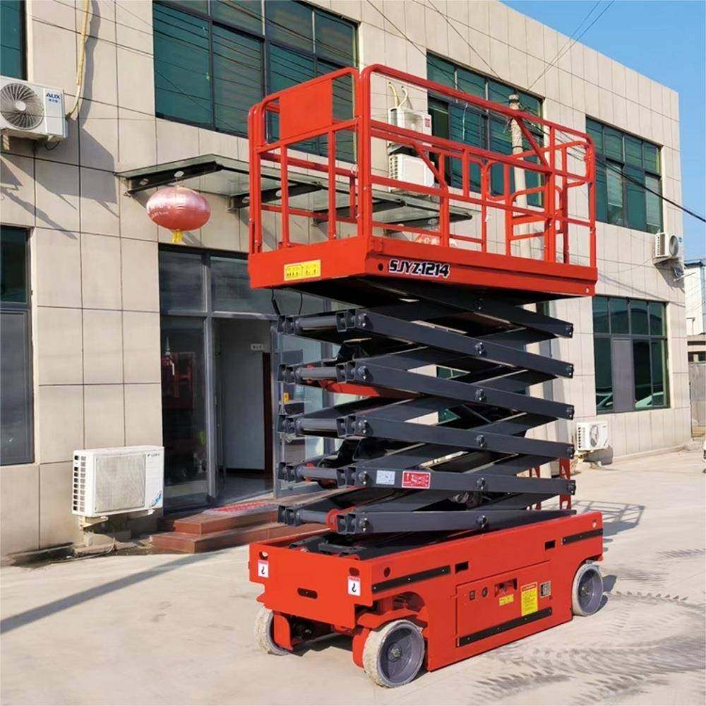 移动式自行走剪叉小型高空作业梯登高车液压升降平台电动升降机,淘宝优惠券,粉丝福利购,淘宝优惠卷