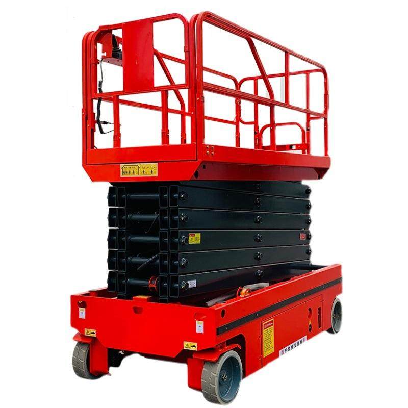 移动式自行走剪叉小型高空作业梯登高车液压升降平台电动升降机,淘宝优惠券,粉丝福利购,淘宝优惠卷