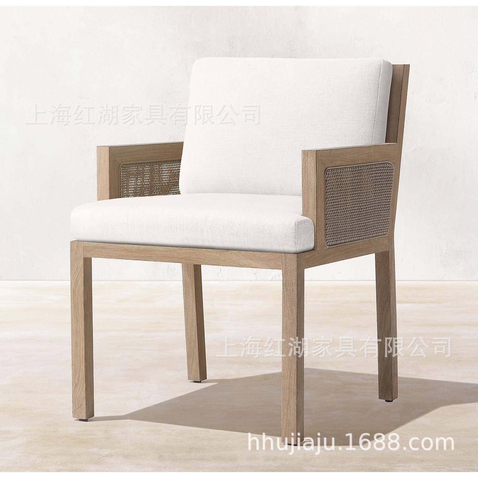 实木藤单人闲沙发墅花园庭编院休闲休LTS桌别椅,淘宝优惠券,粉丝福利购,淘宝优惠卷