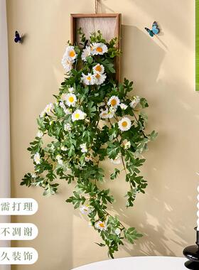 壁挂花器仿真绿植墙面遮丑装饰电视背景墙上客厅茶室氛围布置挂件