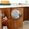 Stainless steel kitchen knife holder, chopstick barrel storage rack, knife and chopstick cage integrated multi-functional wall-mounted storage shelf