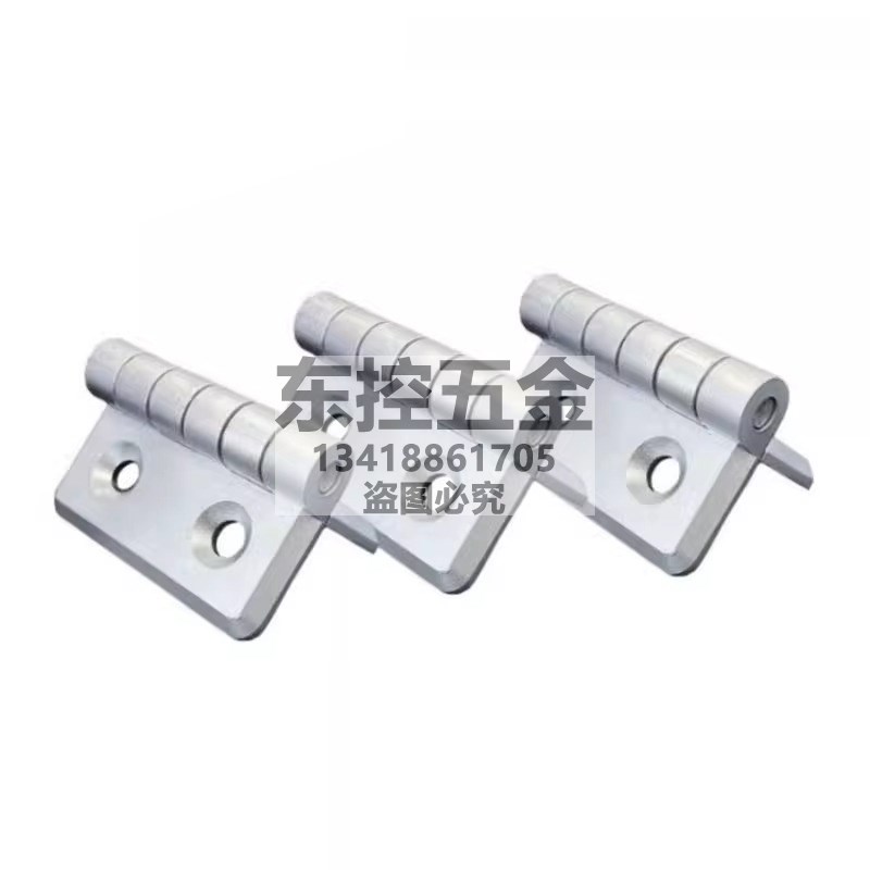 AKQ41-G-Z-6060/6065/6070型材通用铰链 固定型 门框锌合金合页 - 图1