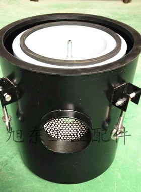 真空泵空气过滤器粉尘杂质滤清器4寸大型空气滤芯PF08集尘桶