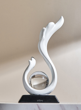 风生水起酒柜软装饰品摆件家居客厅D电视柜办公室桌面摆设轻奢高