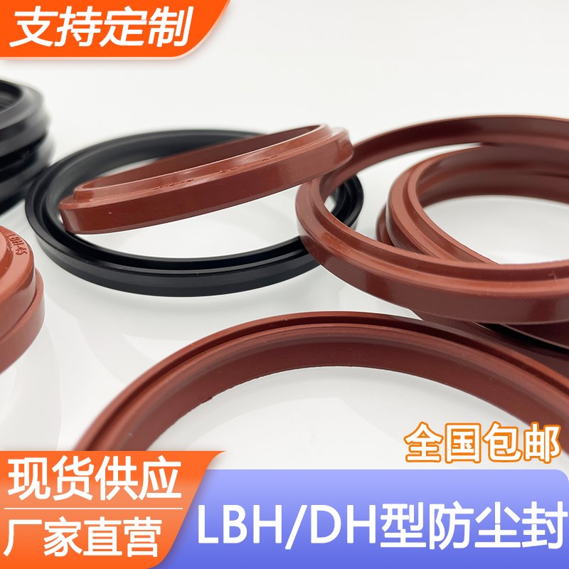 氟胶/丁晴LBH防尘圈DHS橡胶圈31.5/32/34/35*39.5/40/42/43*5/6.5 - 图0
