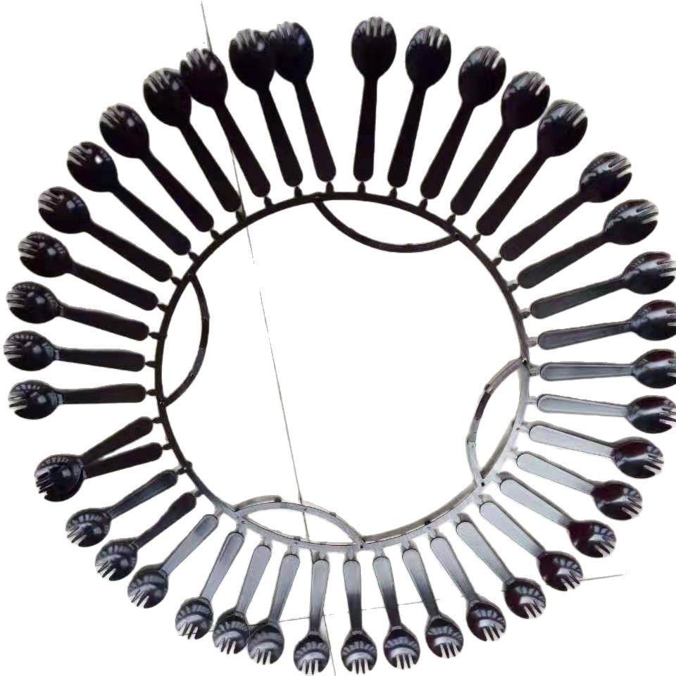 塑料模具刀叉勺模具加工注塑设备外卖餐具注塑模具,淘宝优惠券,粉丝福利购,淘宝优惠卷