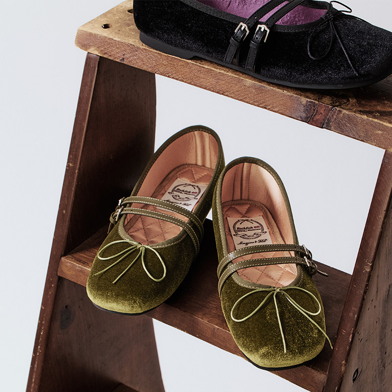 RockfishWeatherwear春季复古平底天鹅绒方头双带玛丽珍鞋女鞋,淘宝优惠券,粉丝福利购,淘宝优惠卷