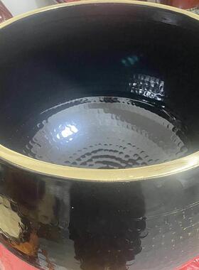 铜磬引黄铜大大庆庆佛音碗铜钵佛具大号樟木木鱼法器中式寺院法器