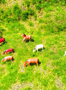 热卖树脂动物小摆件q小马奇石盆景假山沙盘枯微景造景装饰