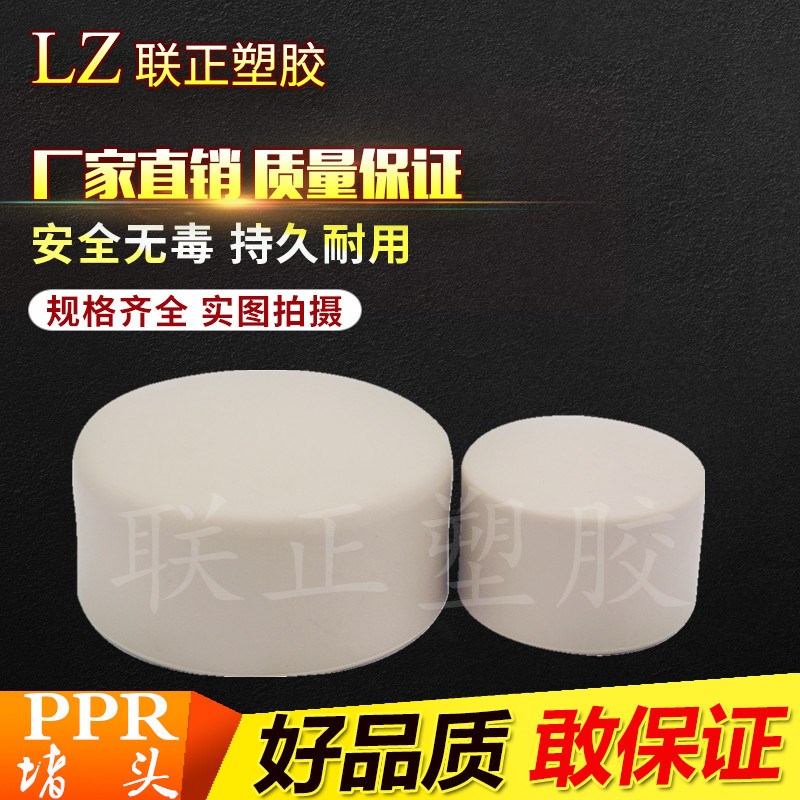 PPR热熔水管堵头20 25 32 40 50 63 75 90 110 160管帽 闷头 堵帽 - 图0