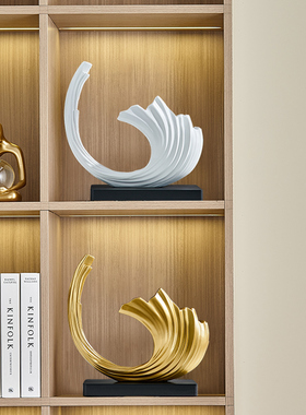 轻奢高档风生水起i酒柜装饰品摆件家居客厅玄关办公室高级感工艺