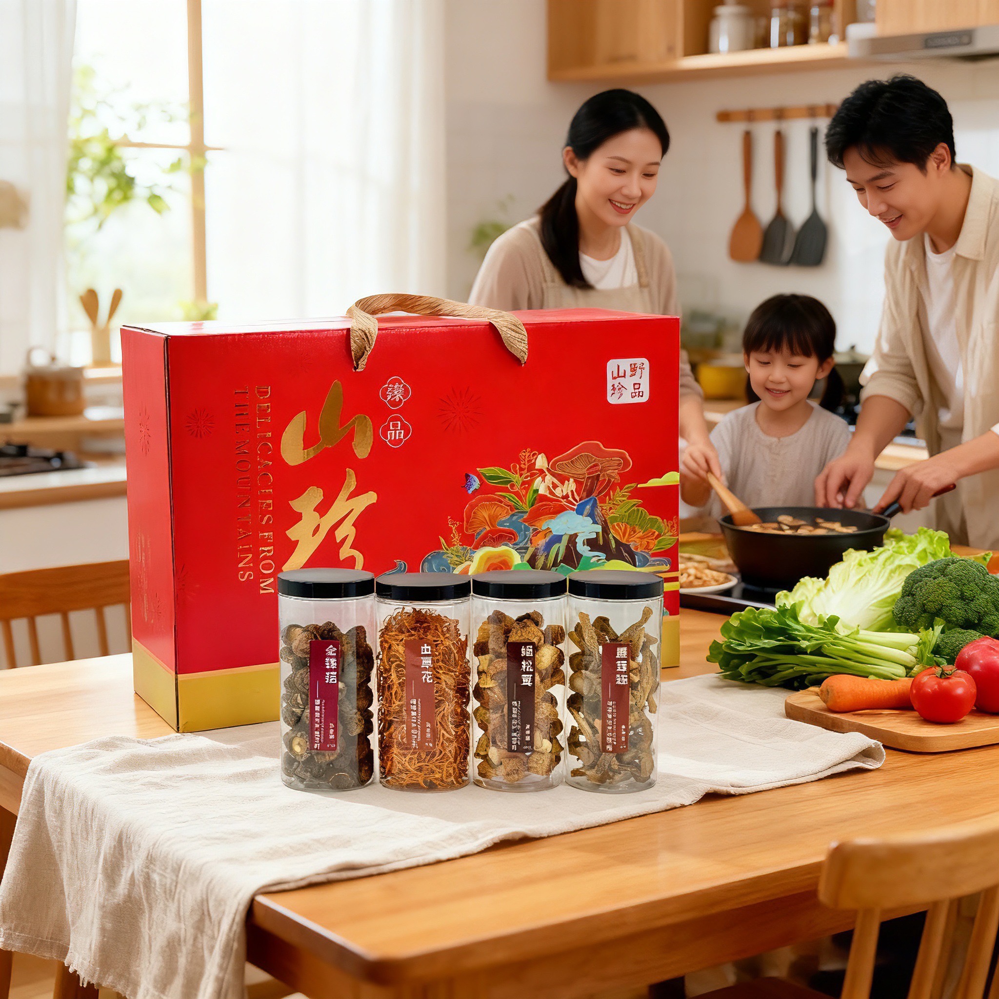 云南特产菌菇礼盒中秋节礼品