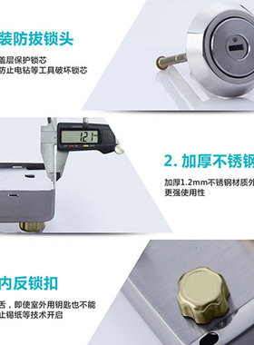 门锁老式防盗家用室外房门大门铁门木门纯铜锁芯通用老式锁具门锁