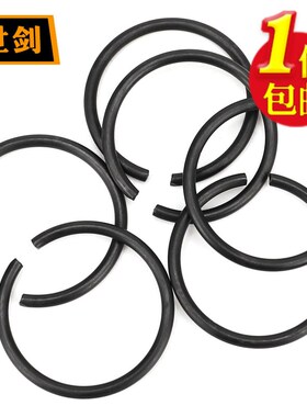钢丝轴卡GB895.2钢丝卡簧扁钢丝卡环挡圈外卡圆形轴用轴承止动环