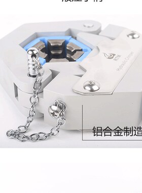 汽车空调便携式压管机小型液压扣压机管接头钳式手动冷气管啤管器
